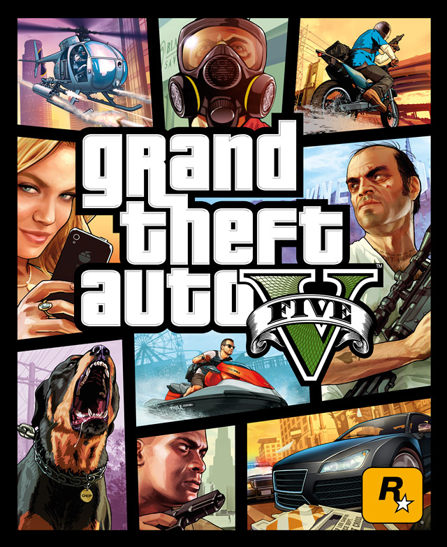 Grand Theft Auto V official cover art