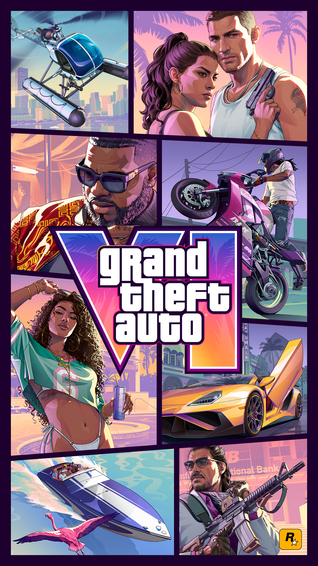 Grand Theft Auto VI official cover art